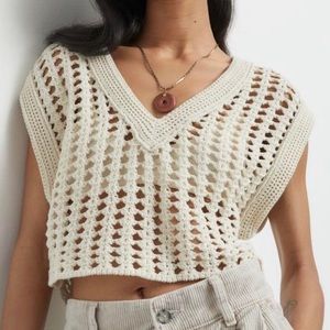 Urban Outfitters BDG Leigh Cropped Sweater Vest